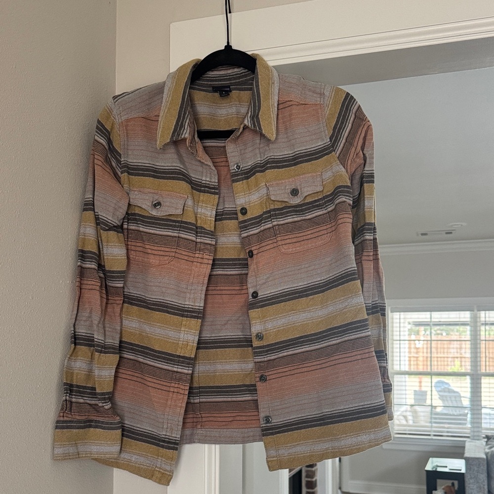 Patagonia Multicolor Striped Shirt Jacket